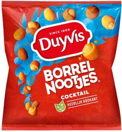 Borrelnootjes Duyvis cocktail zak 275gr