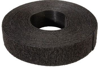 Kabelbinder klittenband rol 20mm x 5m zwart