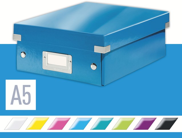 Sorteerbox Leitz Click & Store A5 blauw - GRATIS cadeau ...