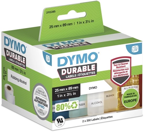 Etiket Dymo  25x89mm 1933081 duurzaam rol/700