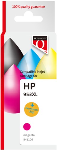 Inktcartridge Quantore alternatief tbv HP F6U17AE 953XL rood HC